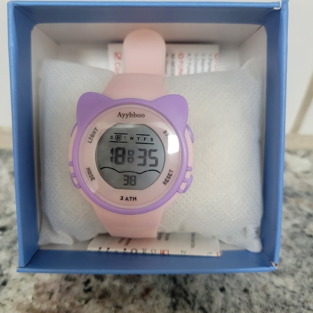 UTHAI C16 Girls And Boys‎ Cute Meow Star Watches Kids Children's Junior High